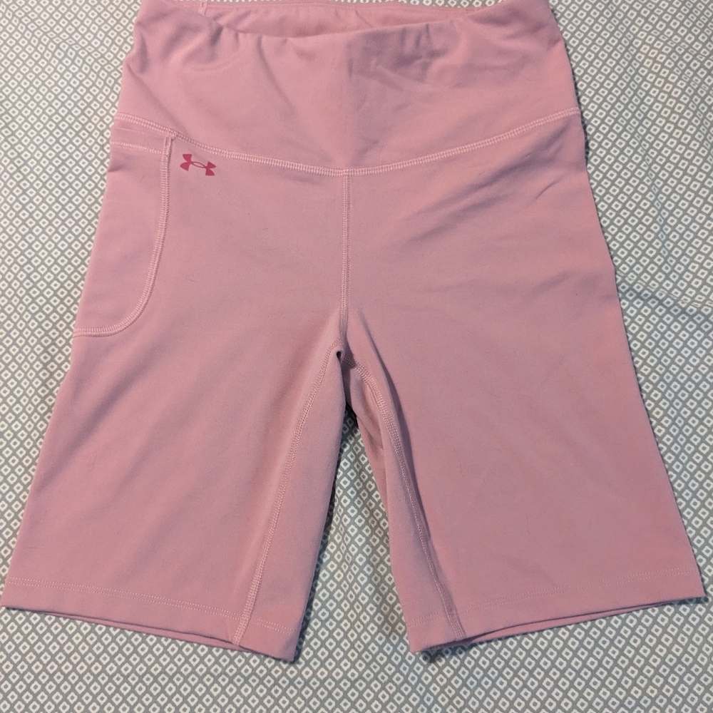 Light pink size M Under Armour bike shorts